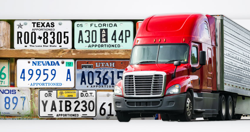 Registro de placas comerciales para camión