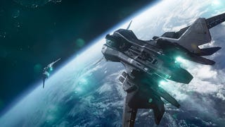 Spaceships in Star Citizen.